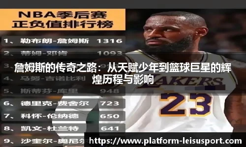 詹姆斯的传奇之路：从天赋少年到篮球巨星的辉煌历程与影响